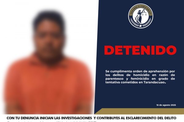 Daniel «N» ha sido detenido por homicidio en razón de parentesco