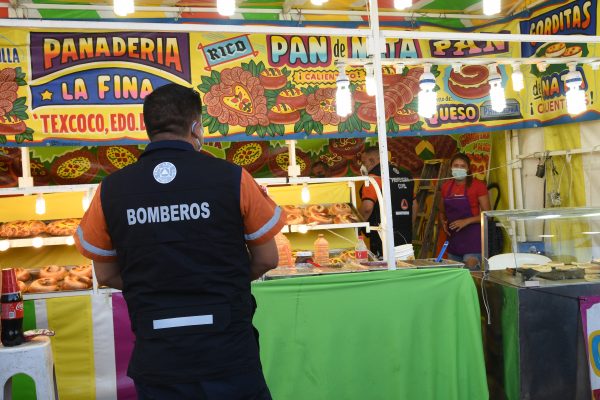 PC Irapuato inspecciona instalaciones de la Feria del Alfeñique 2025