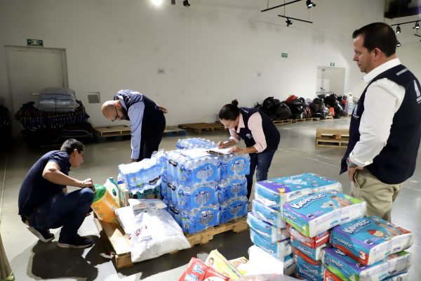Avanza colecta del DIF Estatal para apoyar a afectados