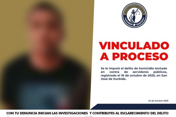 Sujeto ataca a balazos a agentes de la FGE